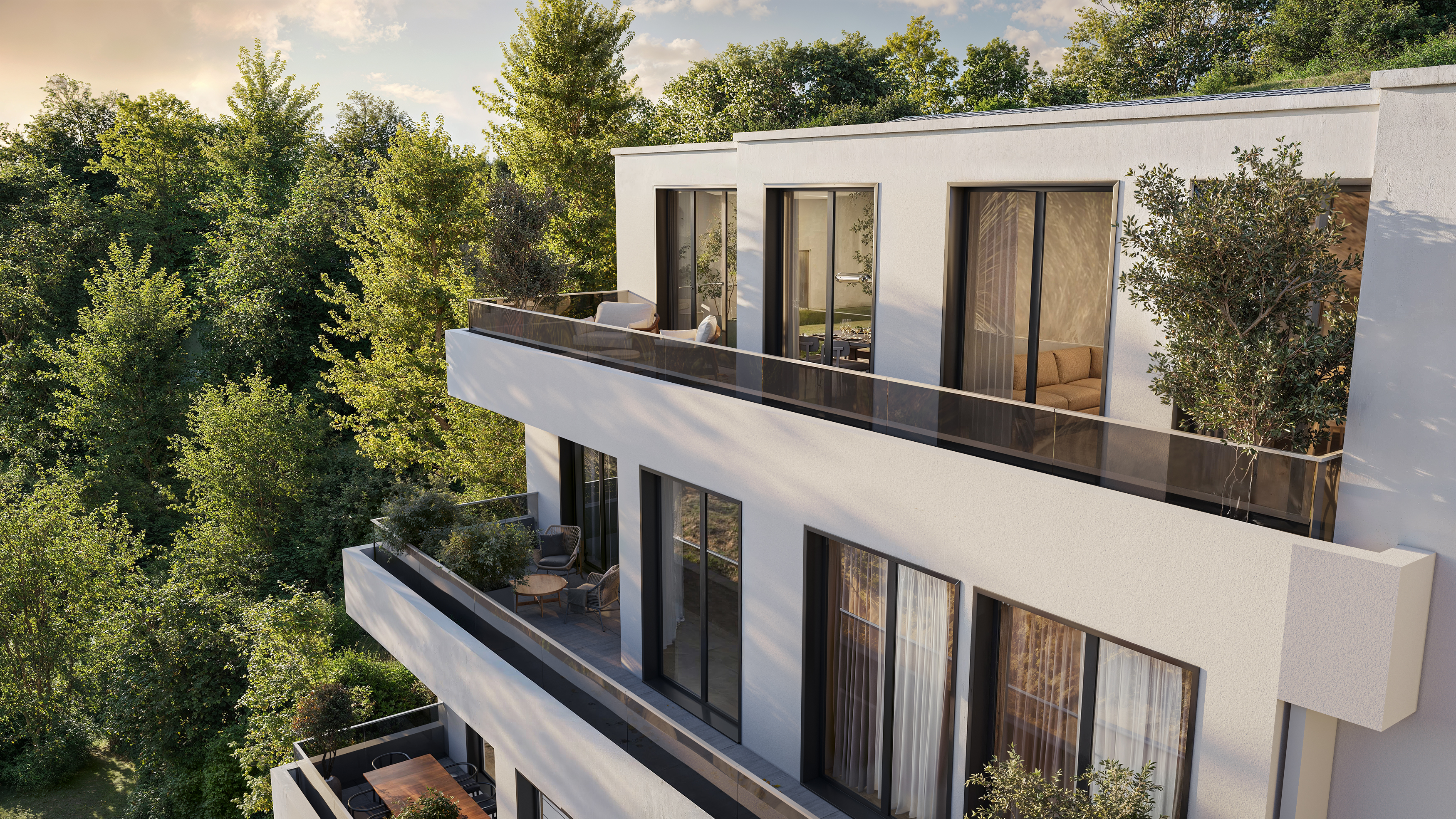 Terrasse des Wehratal Panorama mit freiem Blick über die grünen Hänge